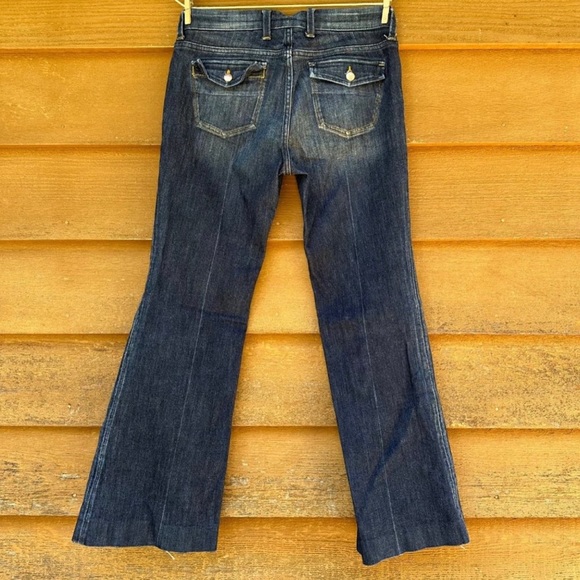 Banana republic low rise dark wash flare jeans - Picture 2 of 3